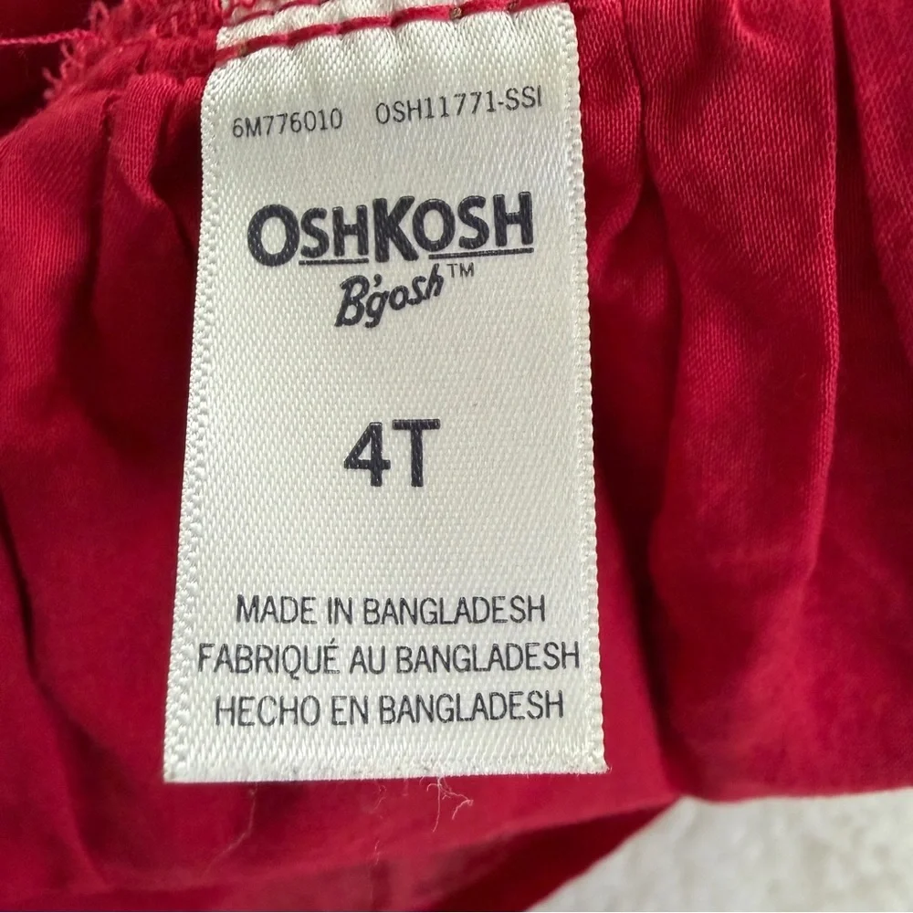 OshKosh B’gosh Denim & Buffalo Plaid Jumper Dress | Girls 4T